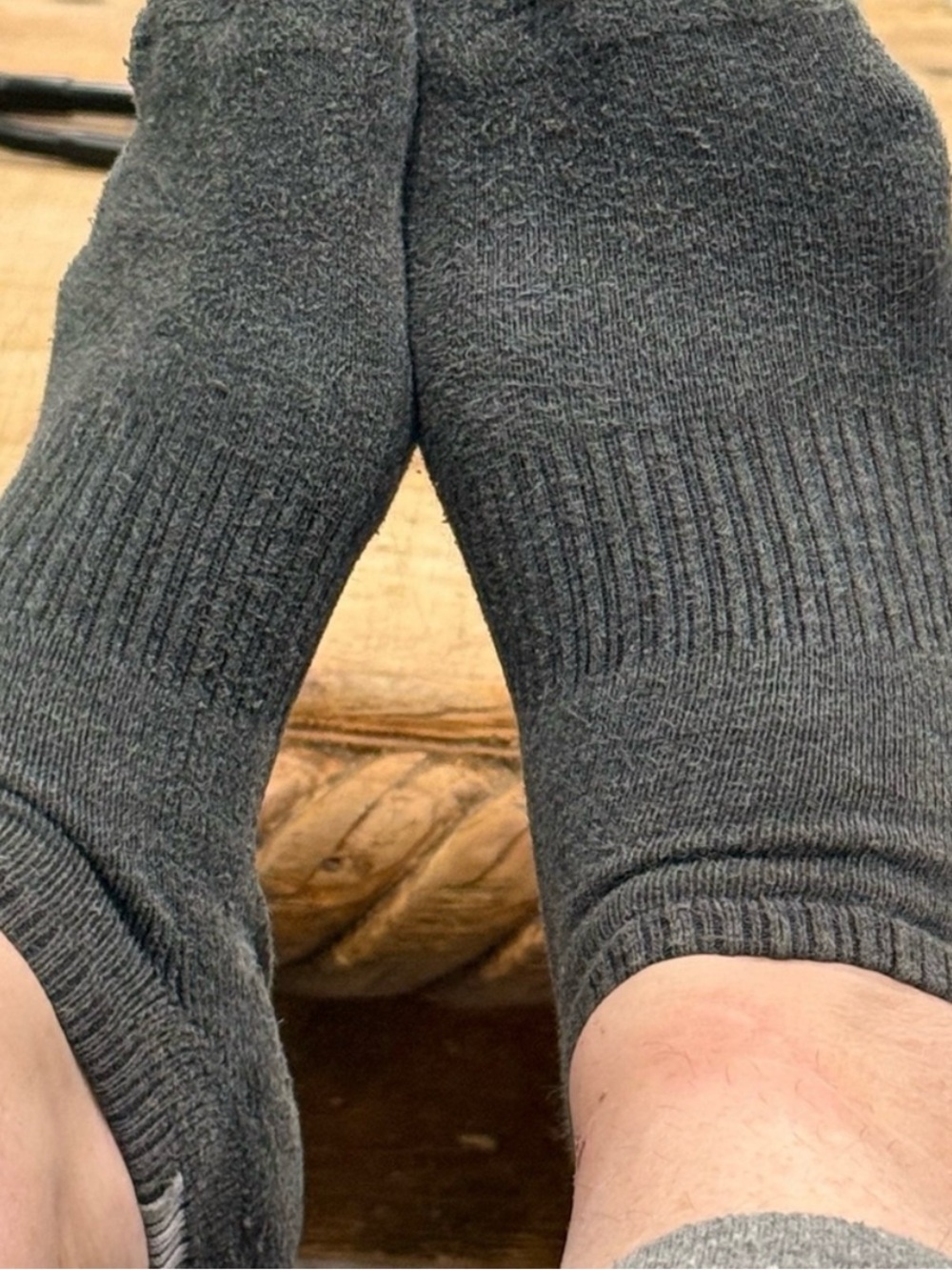 Women’s Gray Crew Socks - Comfortable Everyday Wear